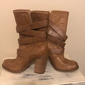 Jessica Simpson Brown Tylera Boots